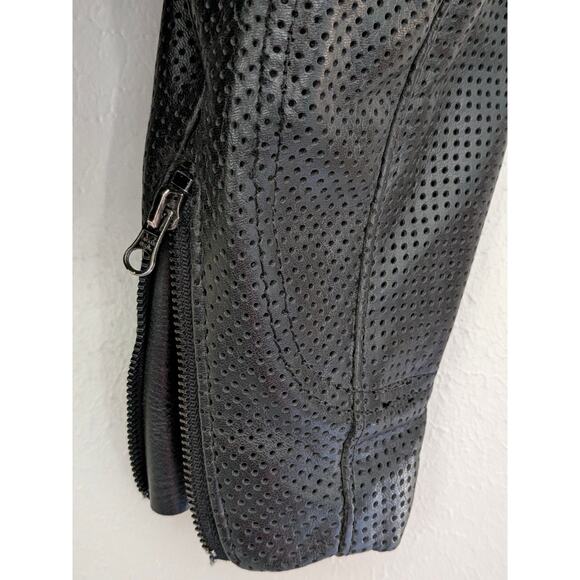Women's Vanson Leather Jacket MK2 proPERF CSRV Sportrider Perforated Size 18 XXL - Picture 5 of 11